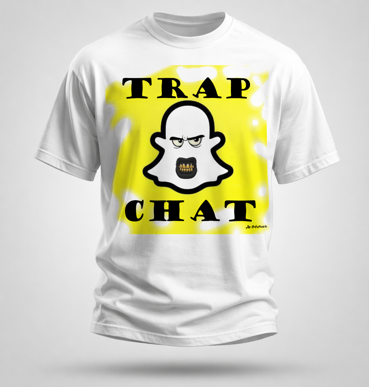 Trap Chat "Ghost Talk" T-Shirt - white